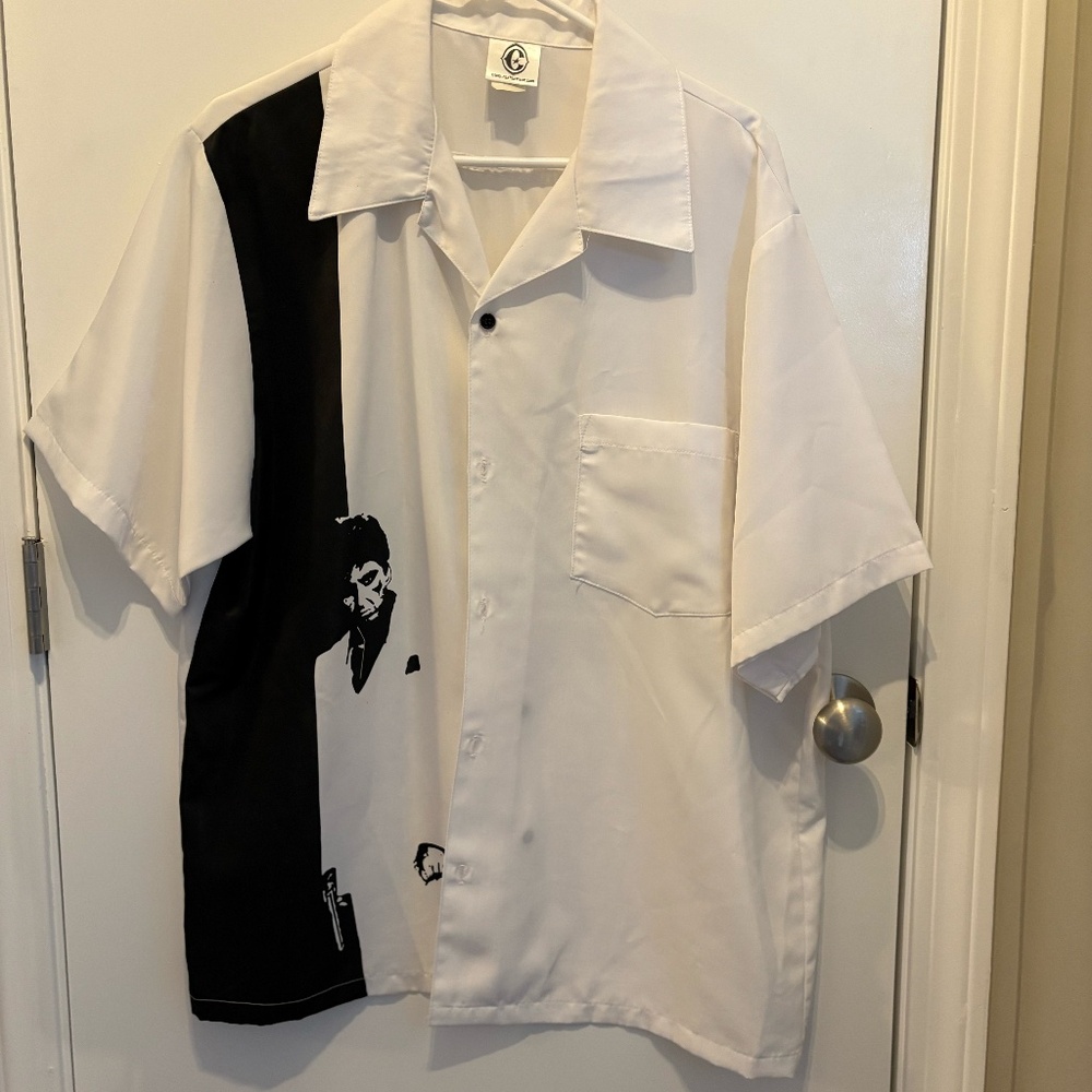 Scarface Short Sleeve Button Down